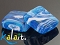 HURT szklo malowane kwadraty 2cm 20szt. - SW334-H