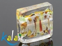 Wenecki gold - kwadraty - 2cm - SW106