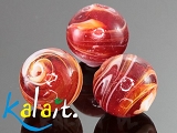 Weneckie malowane - kulki 1cm - 2szt. - SW354