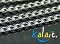 WYPRZEDAŻ- Łańcuszek ozdobny przedłużka 3x2mm 1m-CH335