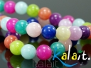 HURT- Agat mix kule 1,0cm sznur 40cm -K59H