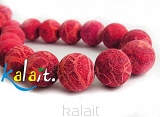 HURT-Koral filipiński kule 1,4cm sznur 41 cm - K61-H