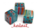 Millefiori - kostki 0,8x0,8cm - 2szt. - R248