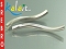 Rurki skręcone grubsze 2,6 cm 2szt._S37