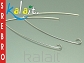 Bigle rybki 3,5 cm gr.0,6 para _S070A