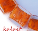 Wenecki gold - kwadraty - 2cm - SW68