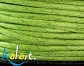Sznurek woskowany - zielony - 2mm - 4metry